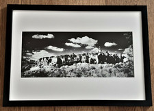Quadro Fotografia in bianco e nero Toscana Pitigliano con cornice foto d'autore