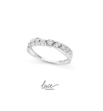 Anello DonnaOro Oro Bianco18 Ct. Diamanti 0,11 Ct _LAV12188.011