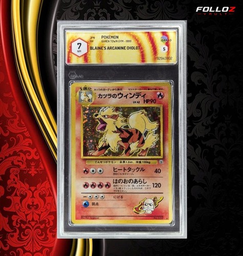 Carta pokemon blaine - carta,