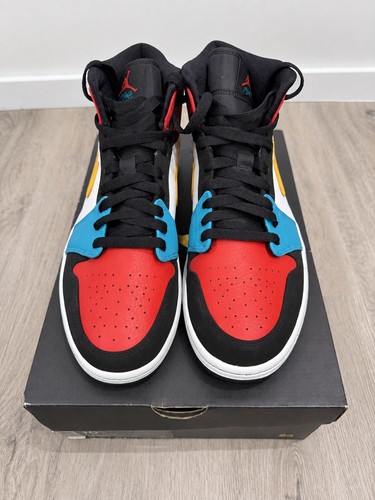 Air jordan mid multicolore - air,