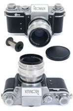 Rectaflex 1300 + rare Zeiss Biotar 58mm f2 Italy italian camera marked Teleos 