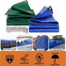 Telo, resistente, impermeabile, PVC, telo spesso con occhielli, resistente ai raggi UV e agli strappi