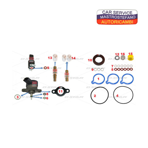 Kit guarnizioni pompa - kit,