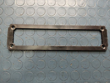 CORNICE TARGA ANTERIORE NERA IN PLASTICA EPOCA - 28,5 X 7,5 cm