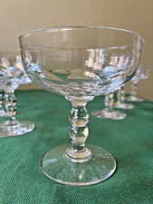 Lot de 8 coupes à Champagne Cristal Baccarat - Modèle Médicis XIXème