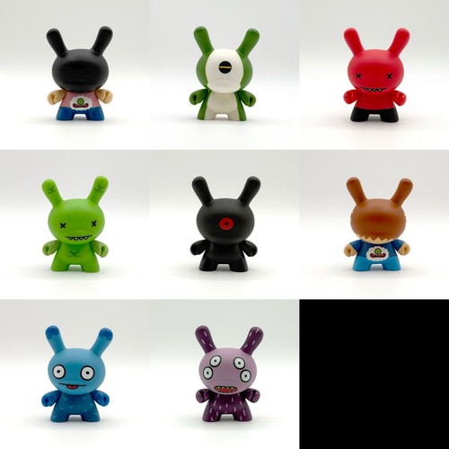 Kidrobot dunny faced series - kidrobot:, 2-faced