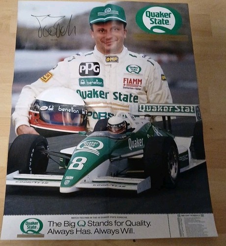 Poster teo fabi con autografo - poster,