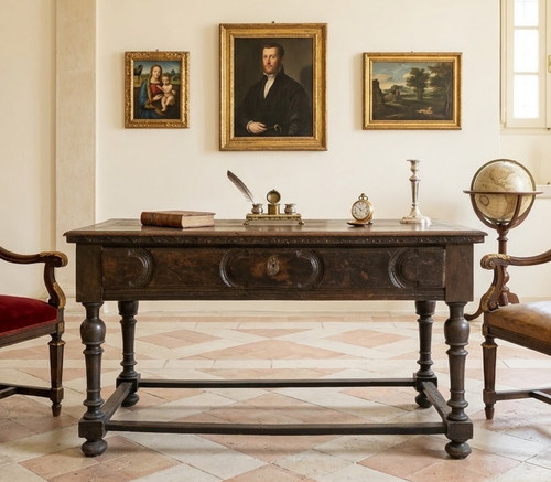 Tavolo scrittoio noce - tavolo,