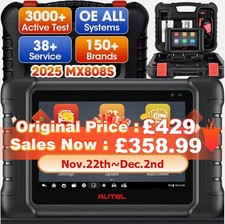 2025 Autel MaxiCOM MX808S MK808S PRO Bidirectional OBD2 Diagnostic Scanner Tool
