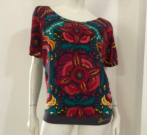 Desigual maglia blusa rossa - maglia,