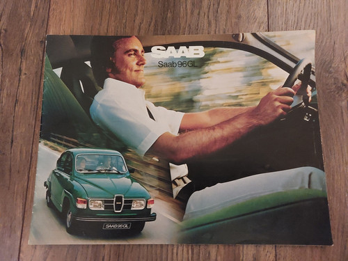 Brochure originale saab gl - 96,