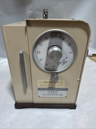 Fisher scientific tensiomat - fisher,