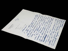 Andre BILLY - lettera