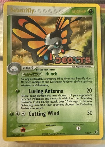 Beautifly 107 deoxys - ex,