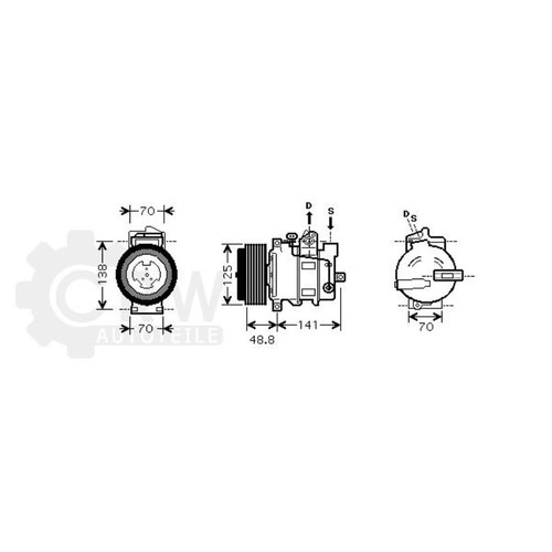Compressore climatizzatore per - compressore,