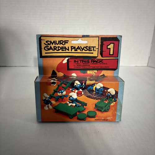 Puffi giardino playset 1 - puffi,