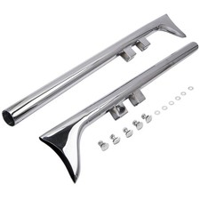 2pcs 36" Fishtail Exhaust Slip