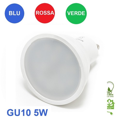 Faretto lampadina led - gu10, 5w
