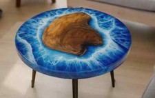 Tavolo epossidico onda