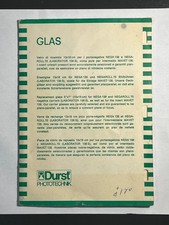 Durst Glas 138 Laborator