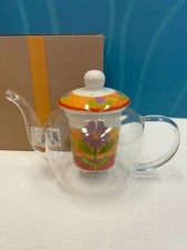 Teiera THUN Florianne Vetro con Filtro Porcellana Nuova con Scatola 
