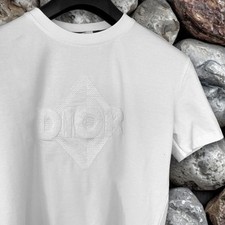 T-shirt Dior peluche logo su