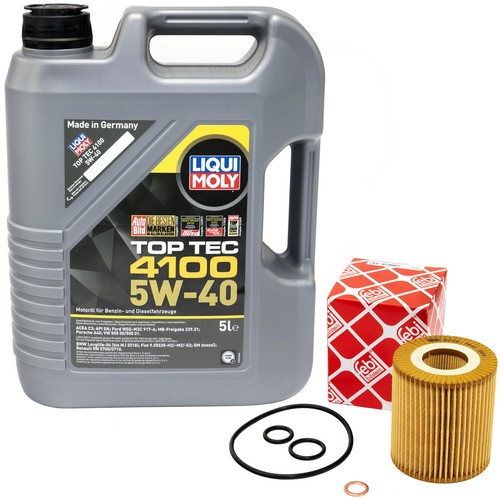 Kit olio motore 5 - motore, litri