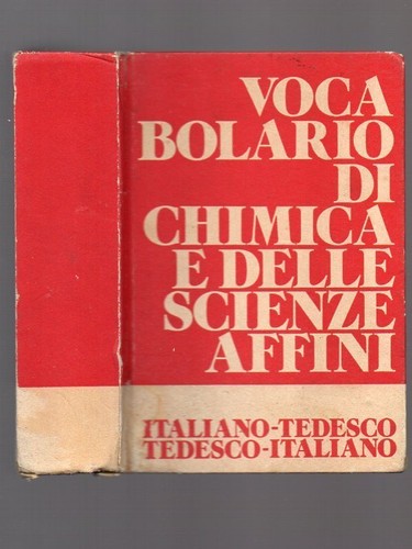 Vocabolario chimica delle - di, e