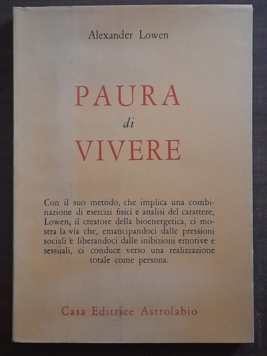 Lowen paura vivere - paura, di