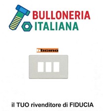 BTicino Placca Magic 3 Posti Oxidal 503/3/X Coprifrutto Originale