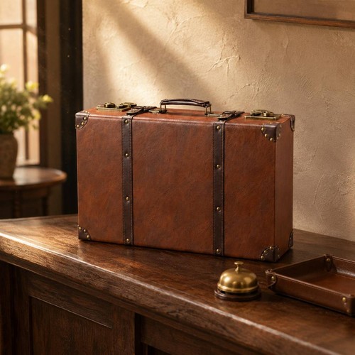 Valigia vintage rigida leggero - vintage,