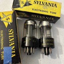 Valvole sylvania 6sn7gtb - valvole,