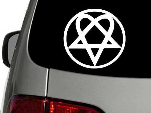 Adesivo heartagram love - adesivo,