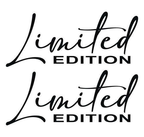 Adesivi vinile limited - 2x,