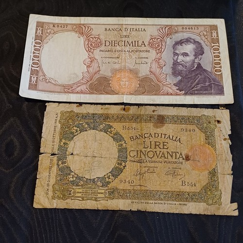 Lotto banconote italiane - banconote, 10