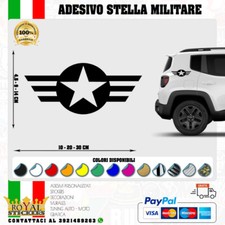 ADESIVO STELLA MILITARE