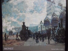 Stazione Claude Monet Gare Lazare. Poster Stampa Galleria Nazionale