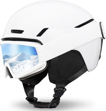 Casco Da Sci Con Occhiali Da