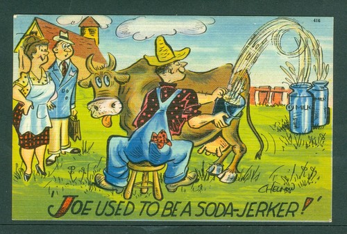Usa cartolina fumetto anni - usa.,