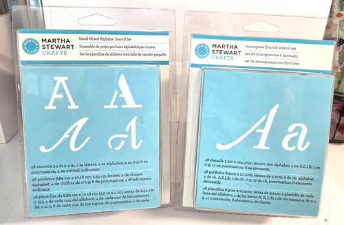 Set stencil artigianali - , martha