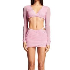 Top I AM GIA rosa a rete con
