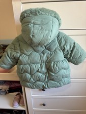 Piumino neonata verde