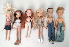 Lotto 6 bambole Bratz MGA