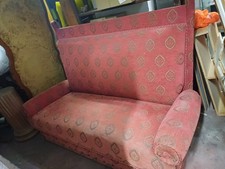 Divano in velluto Rosso