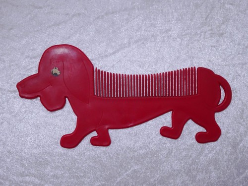 Plastica cane bassotto - cane, pettine