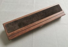 Schiop Watch vintage wooden and velvet brown box for any models in good conditio