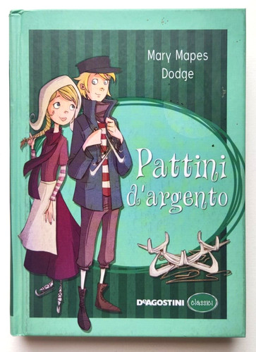 Libro pattini argento mary - libro, d'argento