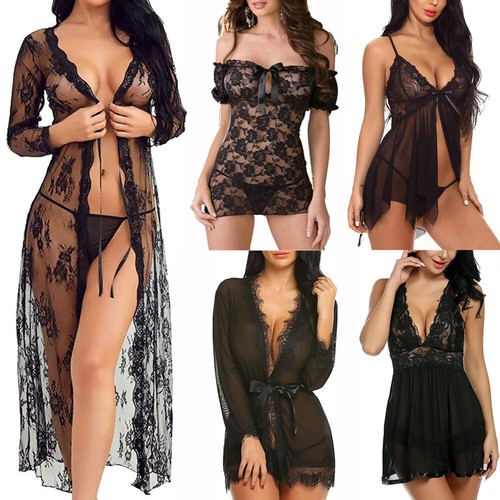Pigiama donna nero sexy