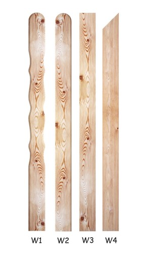Recinzione doghe legno - recinzione, a