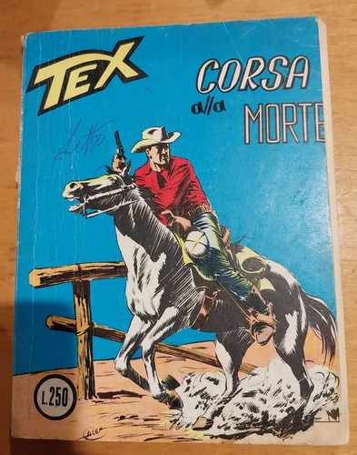 Fumetto tex corsa alla - fumetto,